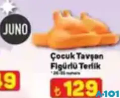 JUNO ÇOCUK TAVŞAN FİGÜRLÜ TERLİK JUNO ÇOCUK TAVŞAN FİGÜRLÜ TERLİK